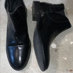 Topshop Chelsea Leather Ankle Boots